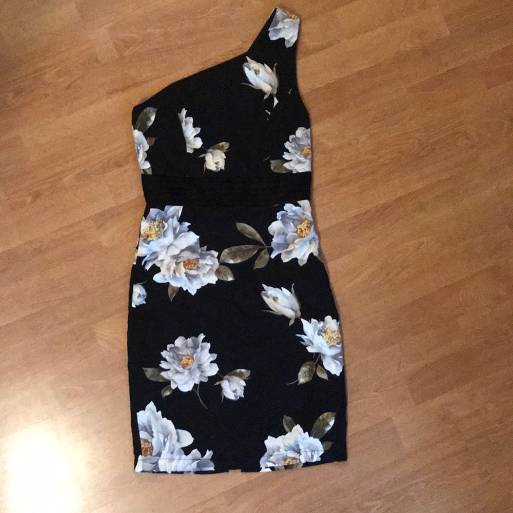 Lulus one shoulder cocktail dress